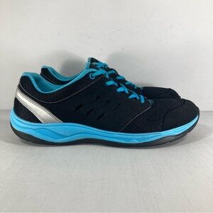Vionic Venture Running Shoes Athletic Sneakers Black Blue Women 10